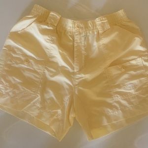 AFTCO M’s 36 Nylon M01 Original Fishing Shorts Light Yellow EUC